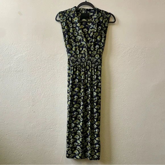 No. 6 Store Floral Silk Midi Dress - Picture 1 of 9
